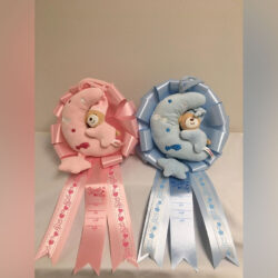 Musical Birth Announcement Ribbons